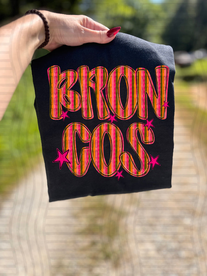 Holly Jolly Cheer Striped DTF Print