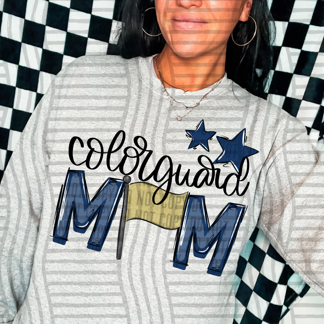 Sports Mom Colorguard DTF Print