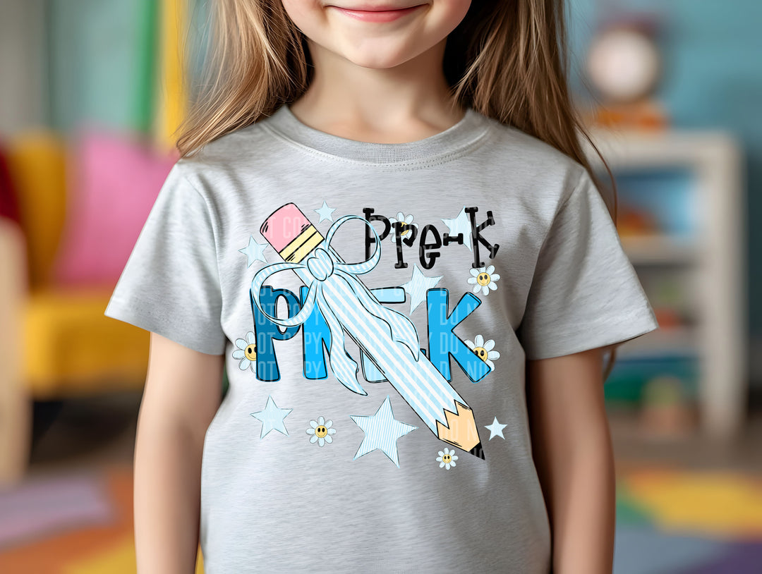 Pencil Bows DTF Print