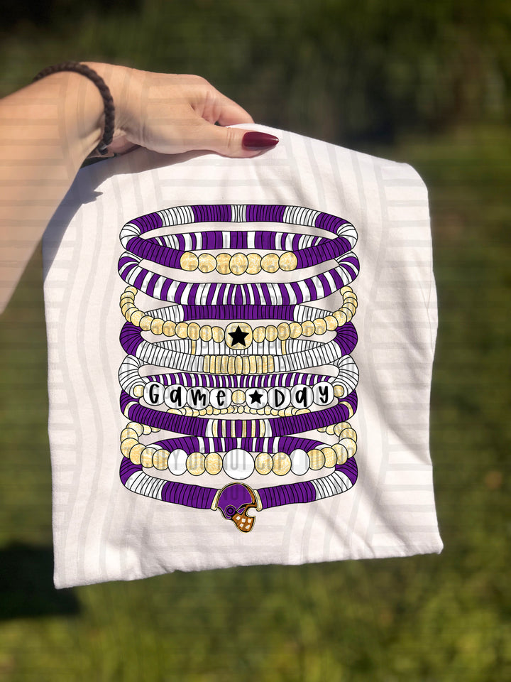 Football Helmet Bracelets DTF Print