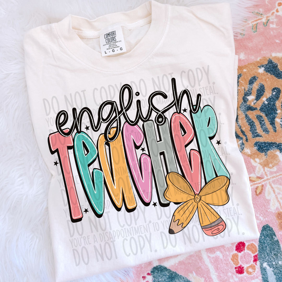 Teacher DTF Print