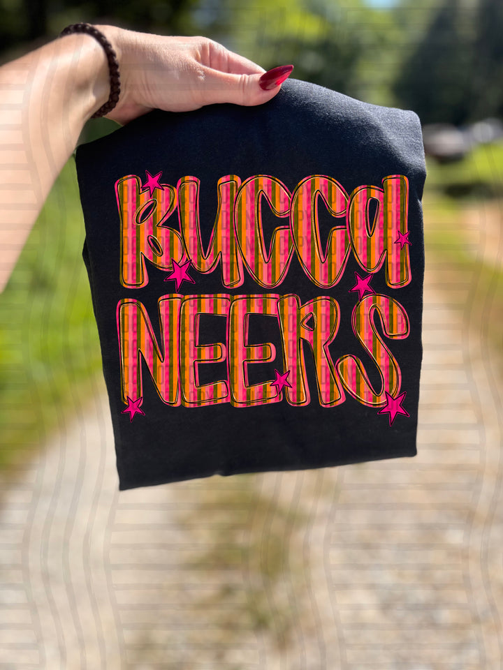 Holly Jolly Cheer Striped DTF Print