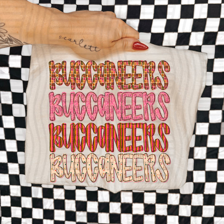 Holly Jolly Cheer Stacked DTF Print