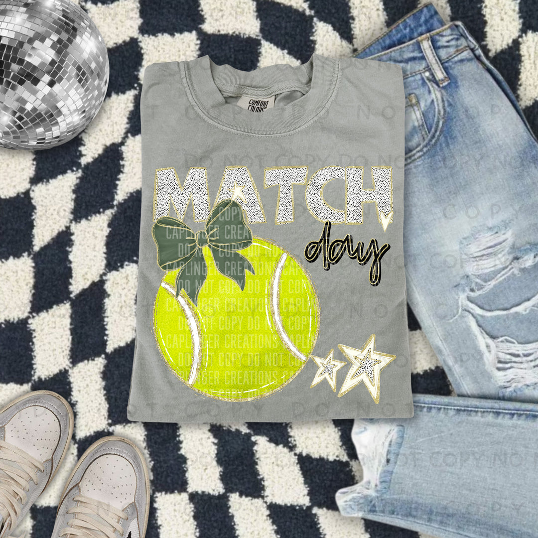 Tennis Match Day DTF Print