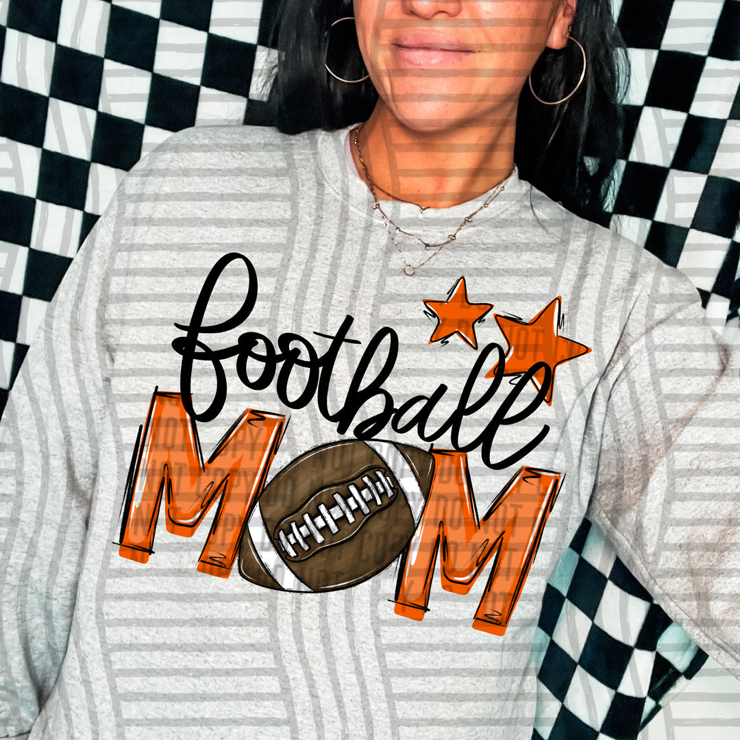 Sports Mom Football DTF Print
