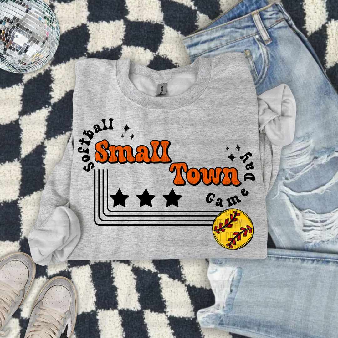 Small Town Softball DTF Print