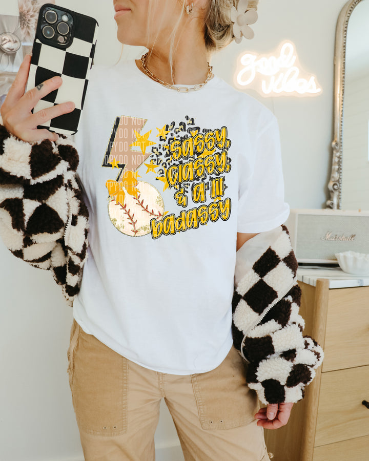 Sassy Classy Baseball DTF Print