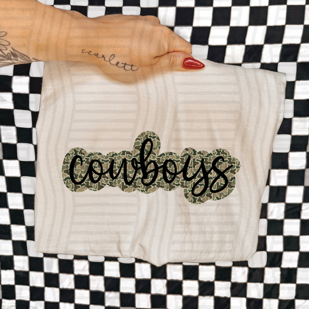 Camo Mascots DTF Print