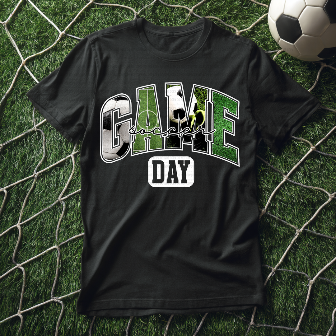 Game Day Soccer WHITE DTF Print