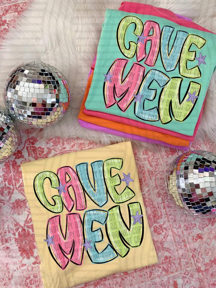 Glittery & Preppy Mascots DTF Print