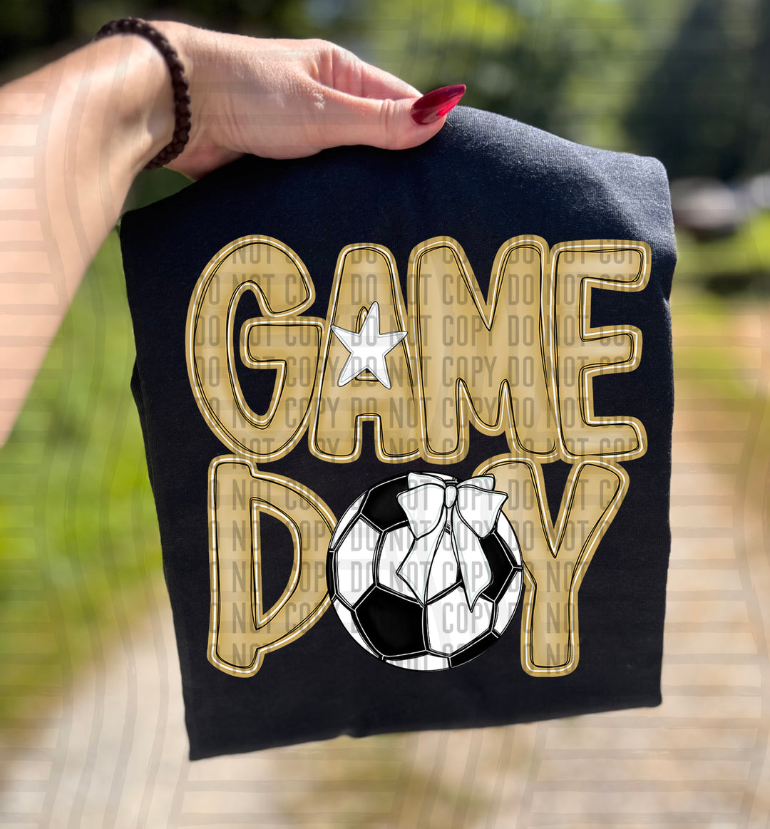 Game Day Soccer DTF Print