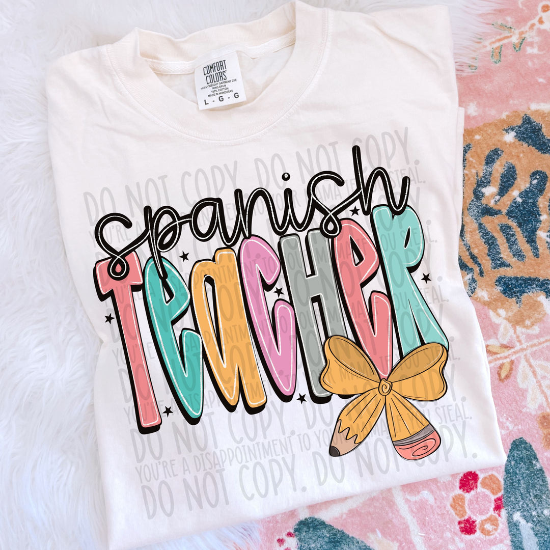 Teacher DTF Print