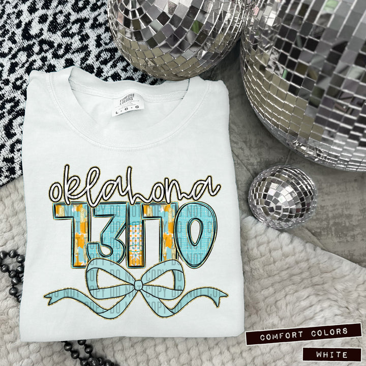 Dotted Daisy Zip Codes DTF Print