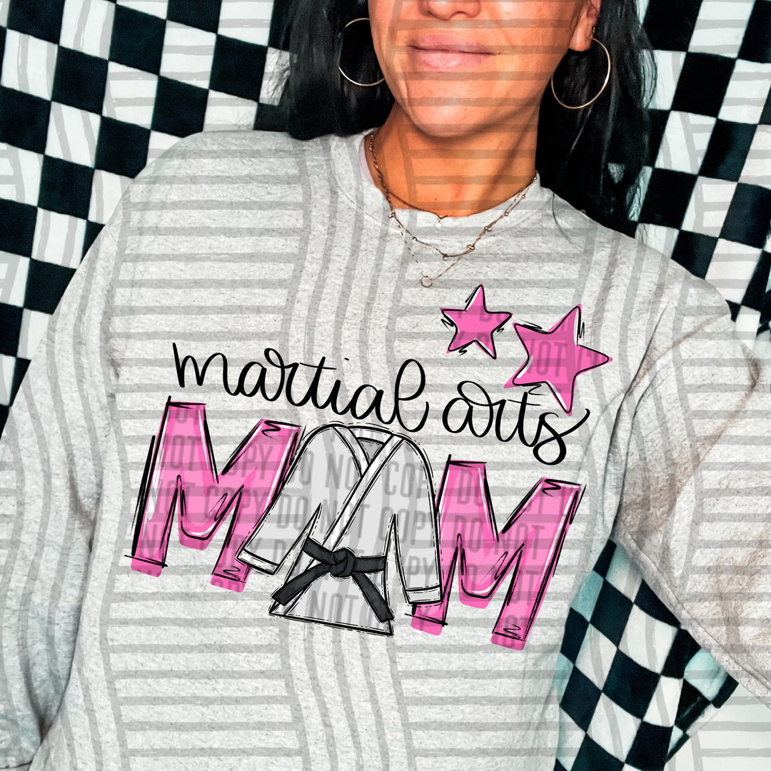 Sports Mom Martial Arts DTF Print