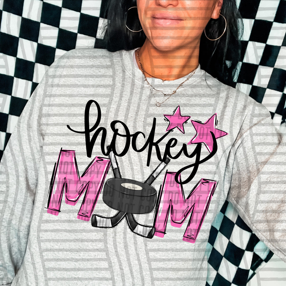 Sports Mom Hockey DTF Print