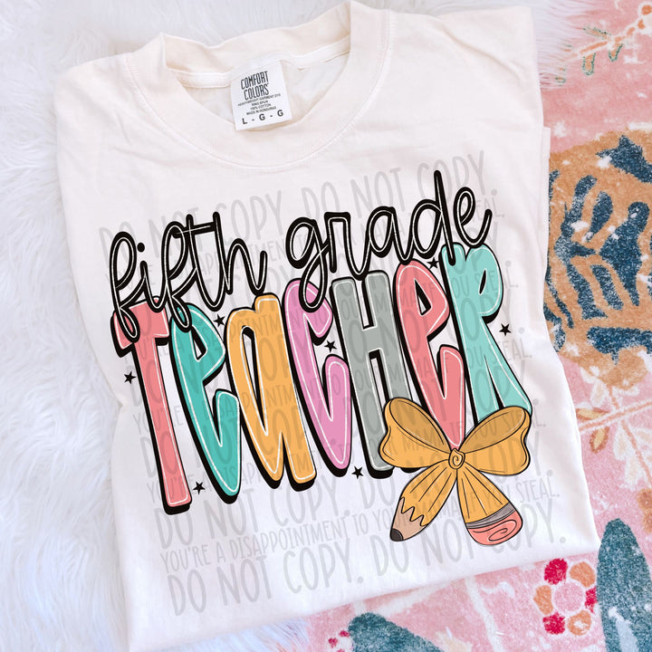 Teacher DTF Print