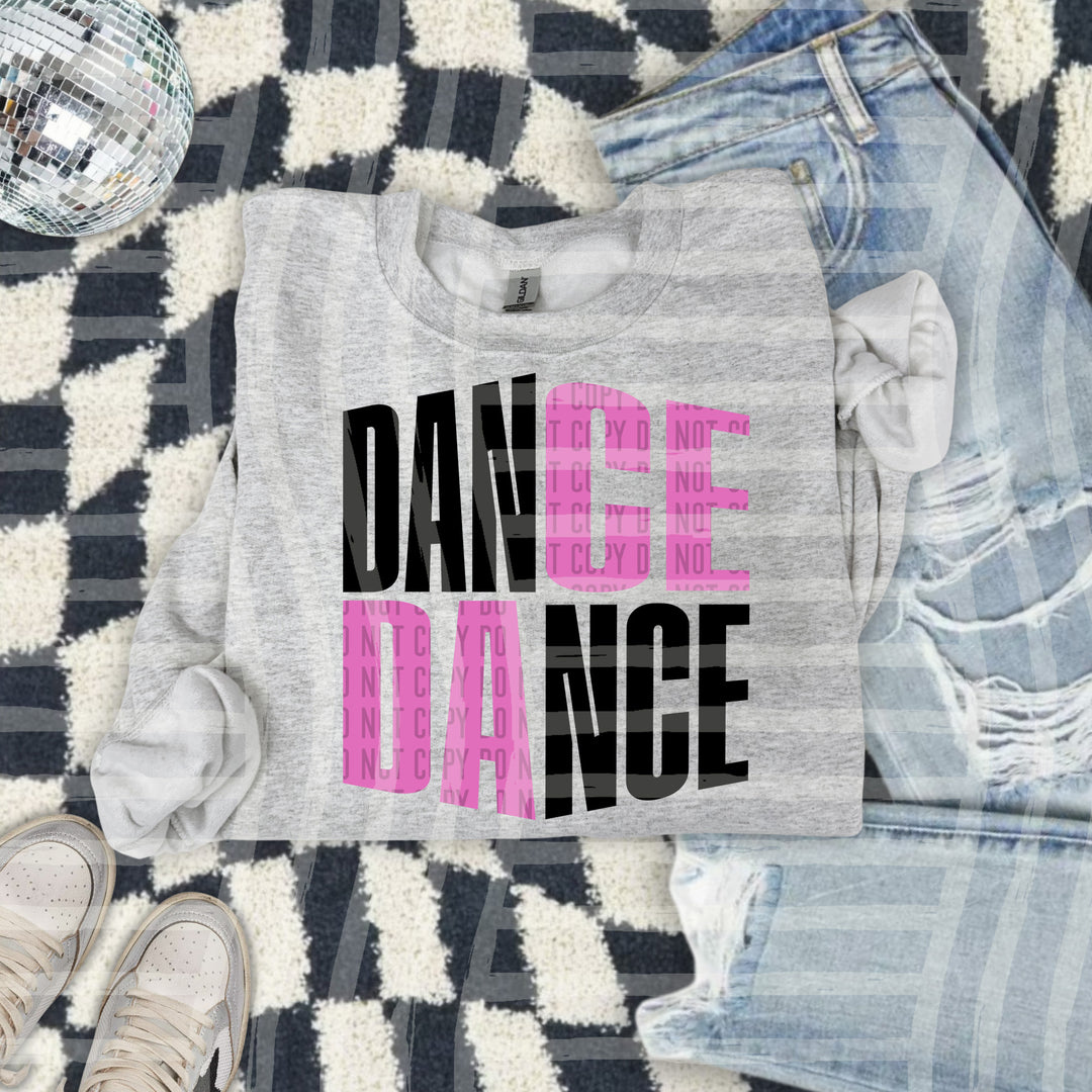 Dance Word Art DTF Print