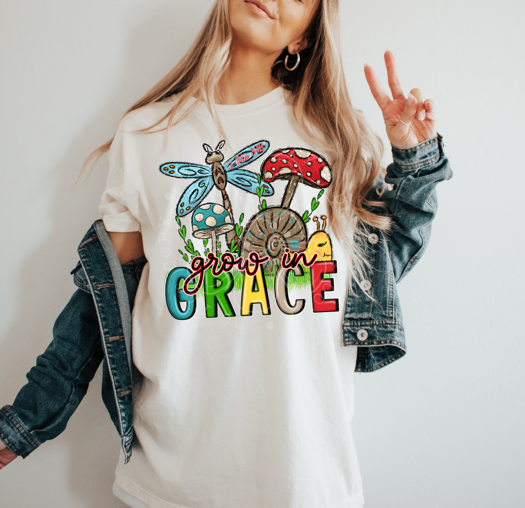 Grow In Grace DTF Print
