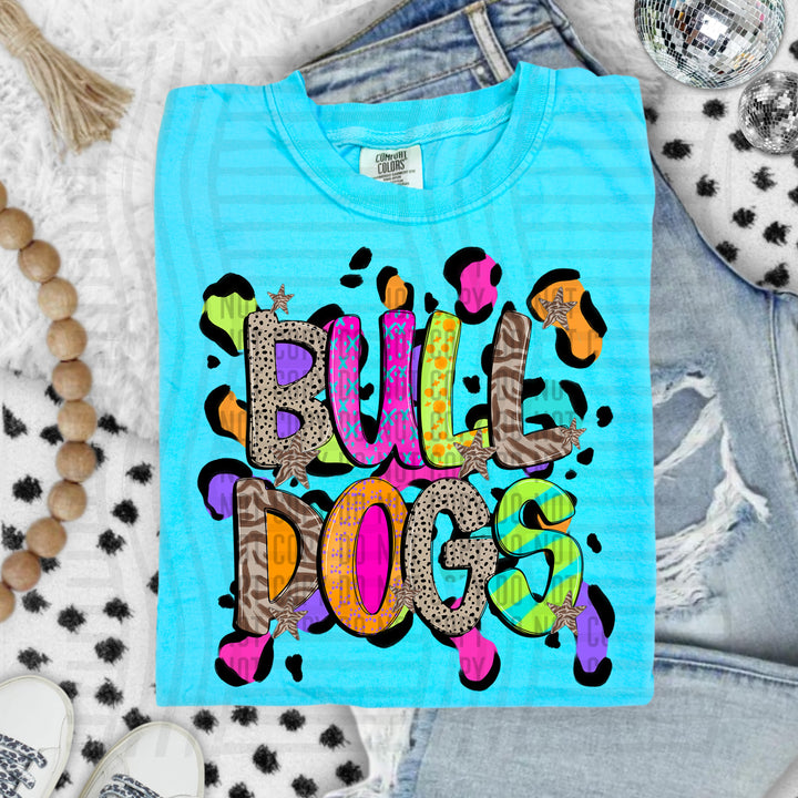 Funky Mix Up Leopard Spots DTF Print