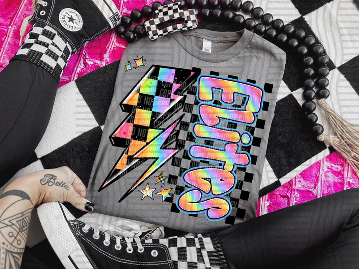 Youth Neon Side Bolt DTF Print