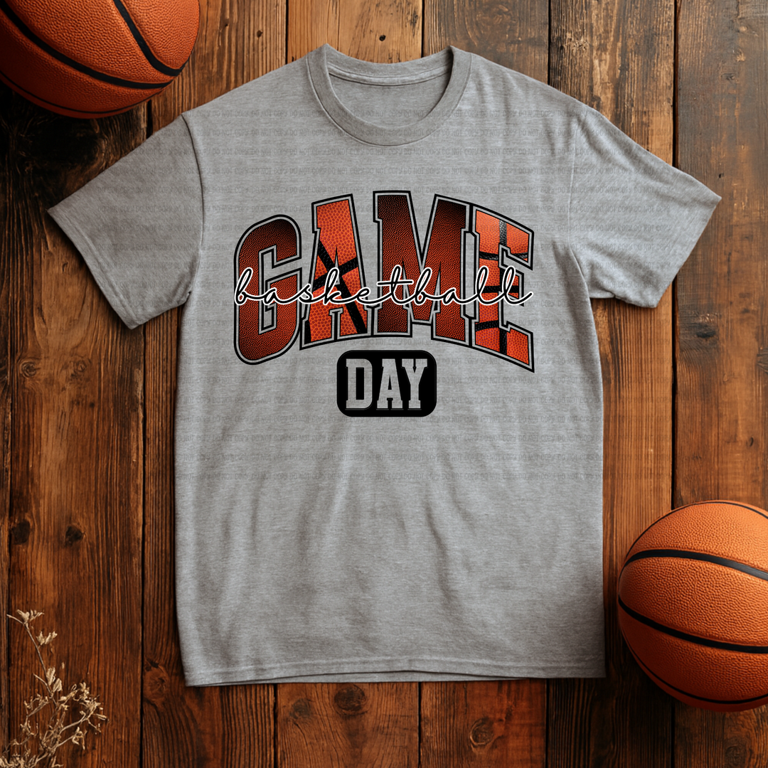 Game Day Basketball DTF Print