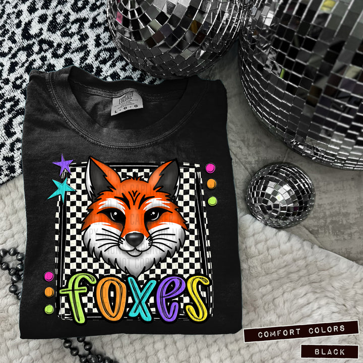 Preppy Bright Mascots Round 2 DTF Print