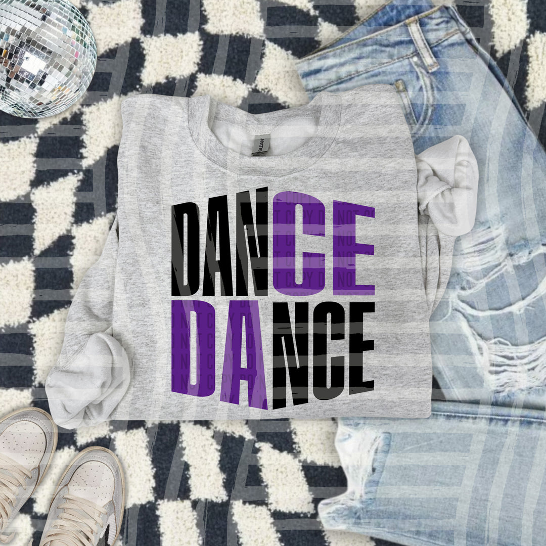 Dance Word Art DTF Print