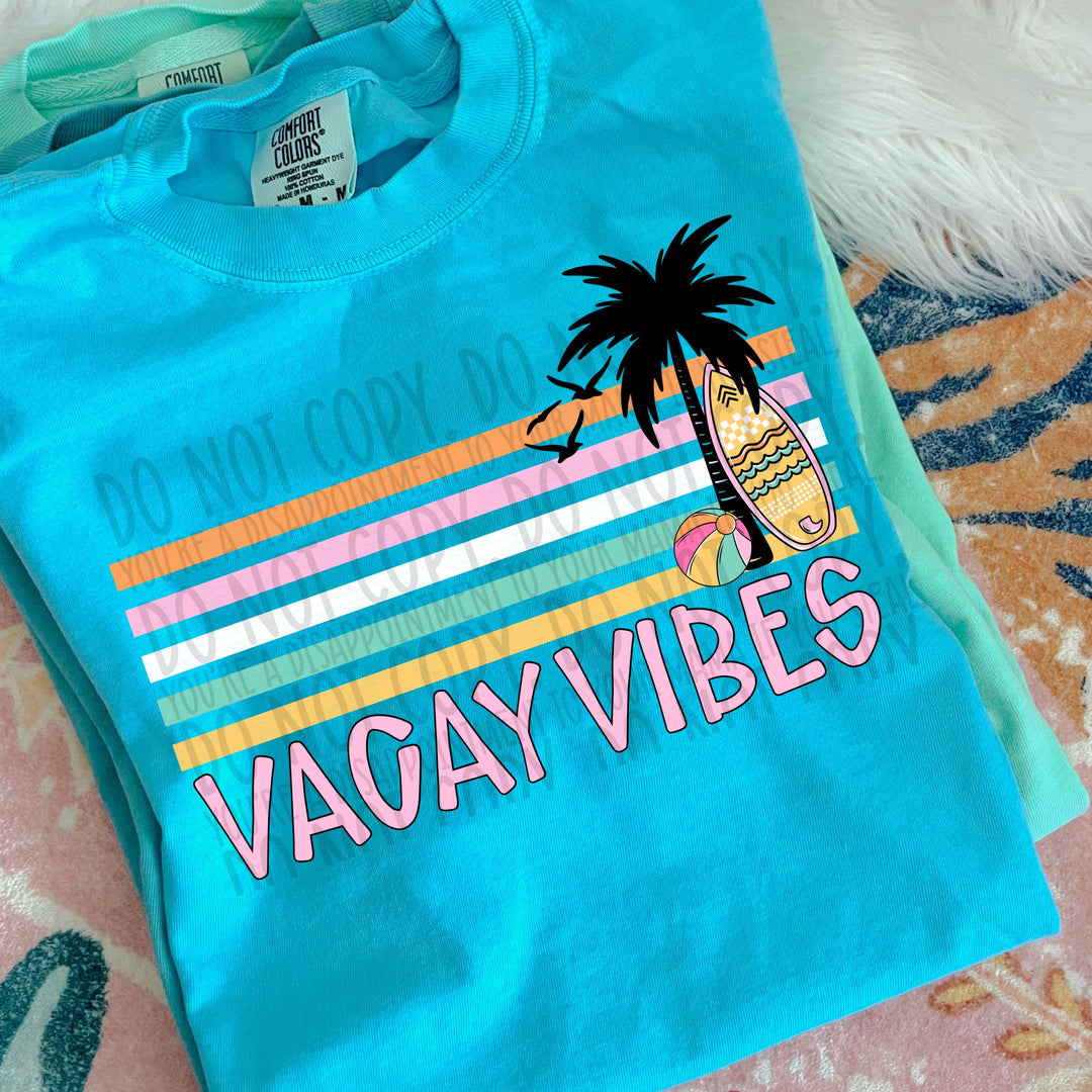 Retro Stripe DTF Print