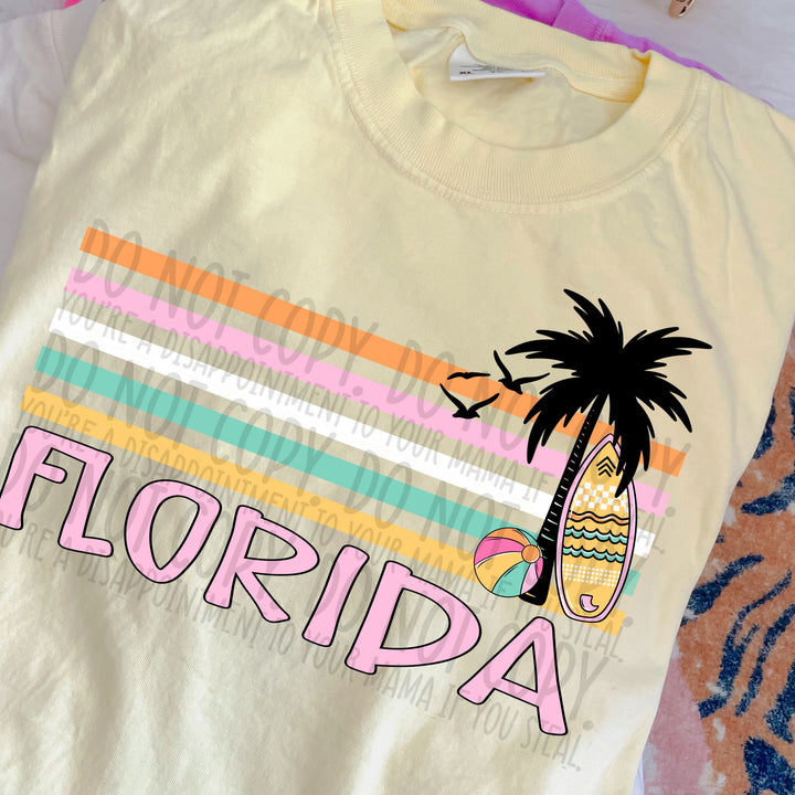 Retro Stripe DTF Print