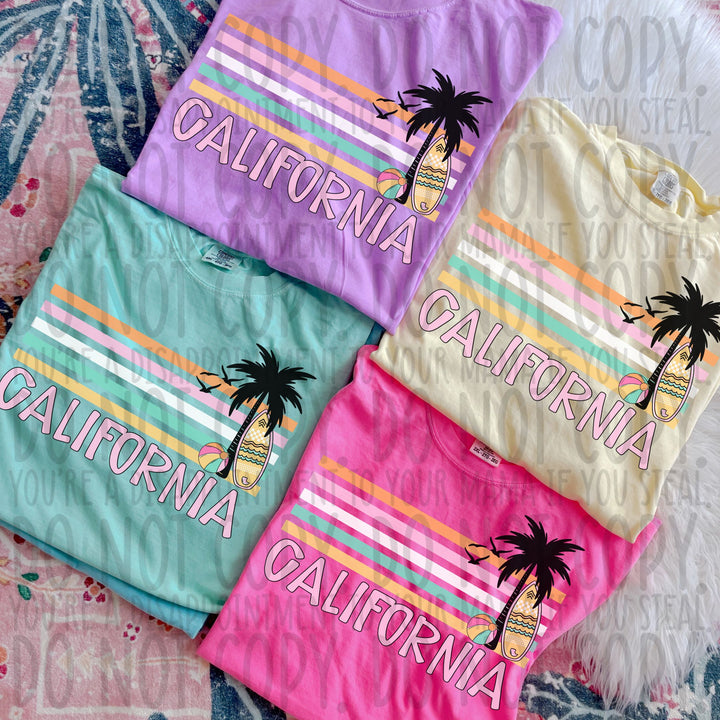 Retro Stripe DTF Print