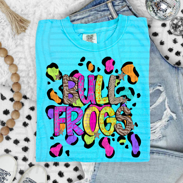 Funky Mix Up Leopard Spots DTF Print