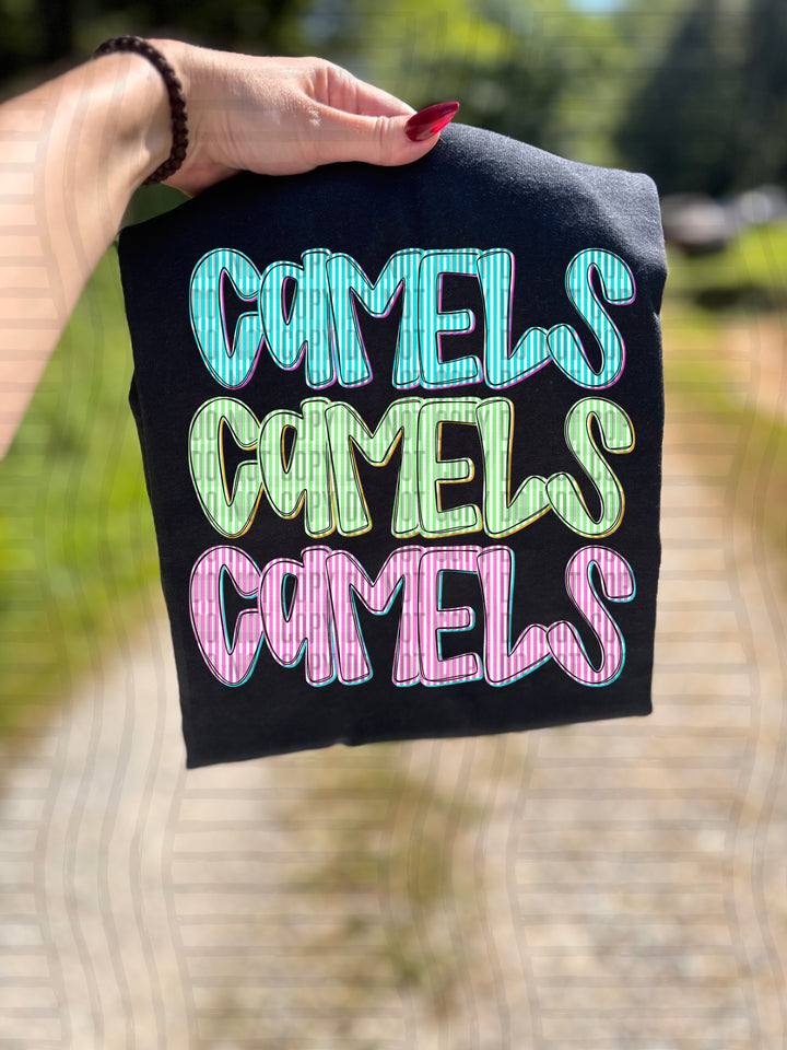 Seersucker Tri/Quad Stacked DTF Print