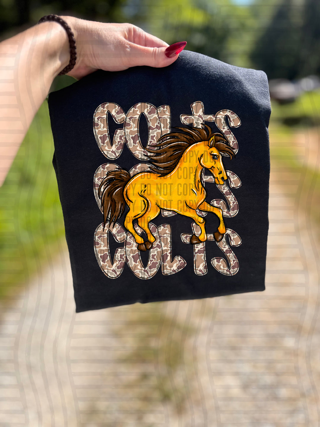 Camo Mascot Heads DTF Print