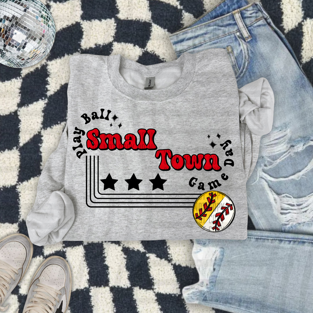 Small Town Softball/Baseball DTF Print