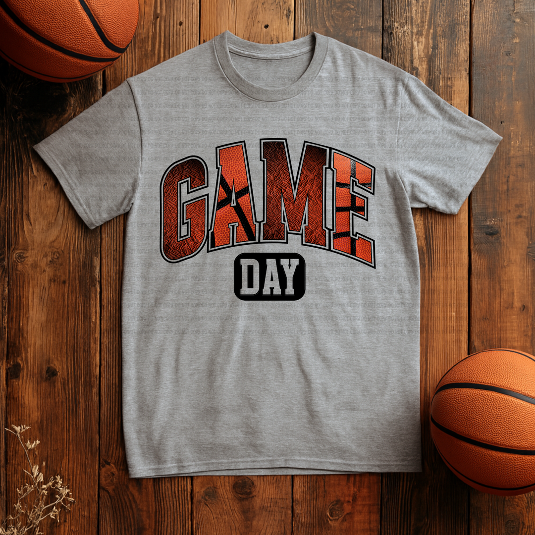 Game Day Basketball DTF Print