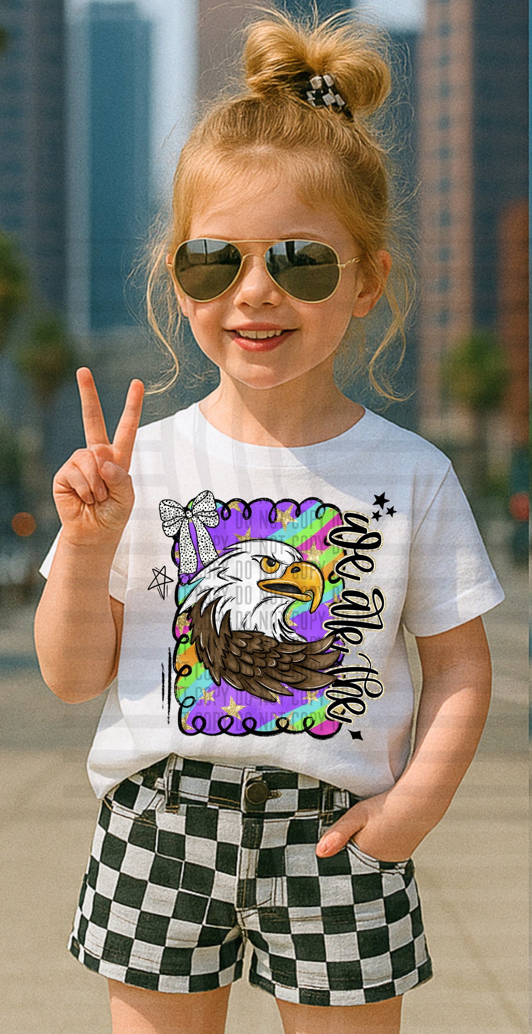 Preppy Swirl Mascot DTF Print