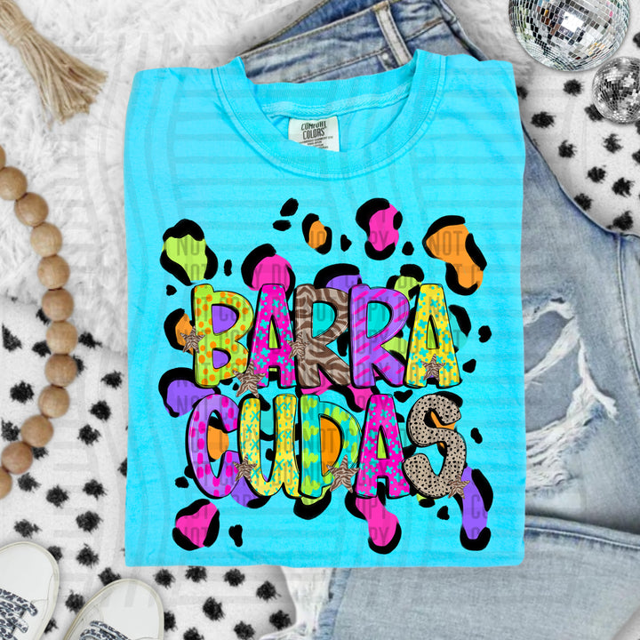 Funky Mix Up Leopard Spots DTF Print