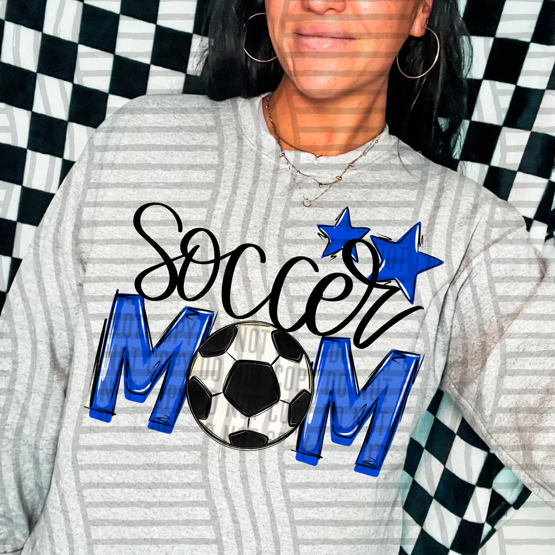 Sports Mom Soccer DTF Print