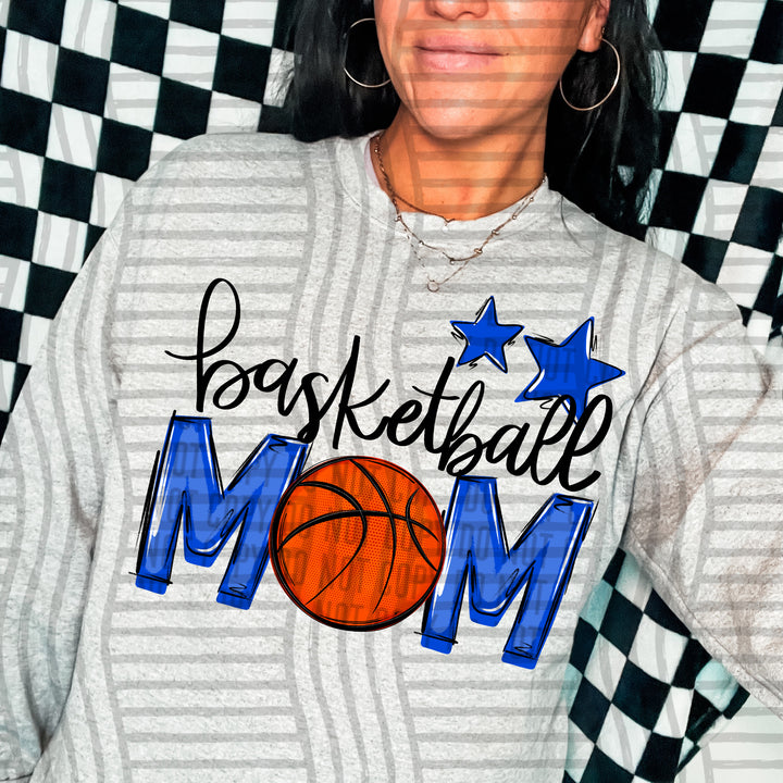 Sports Mom Basketball DTF Print