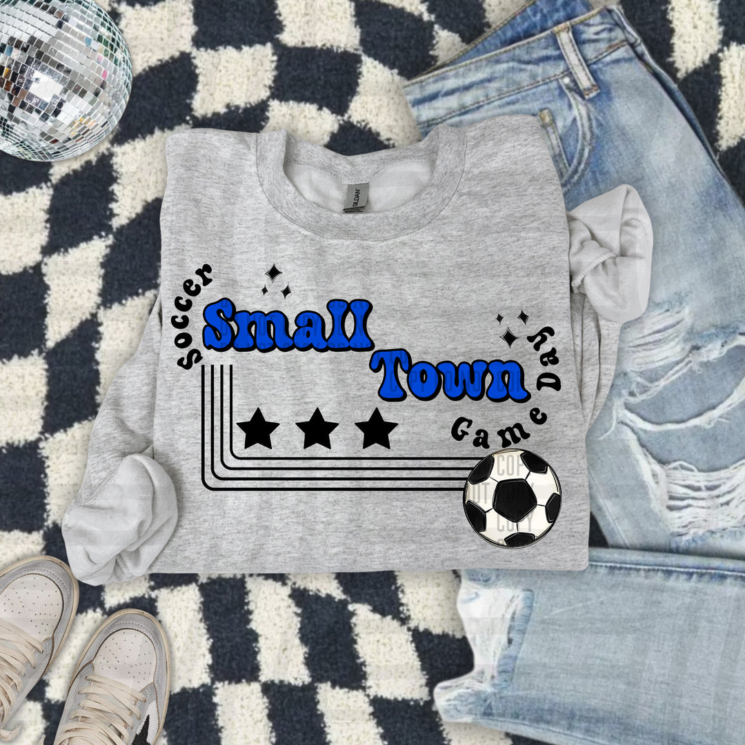 Small Town Soccer DTF Print