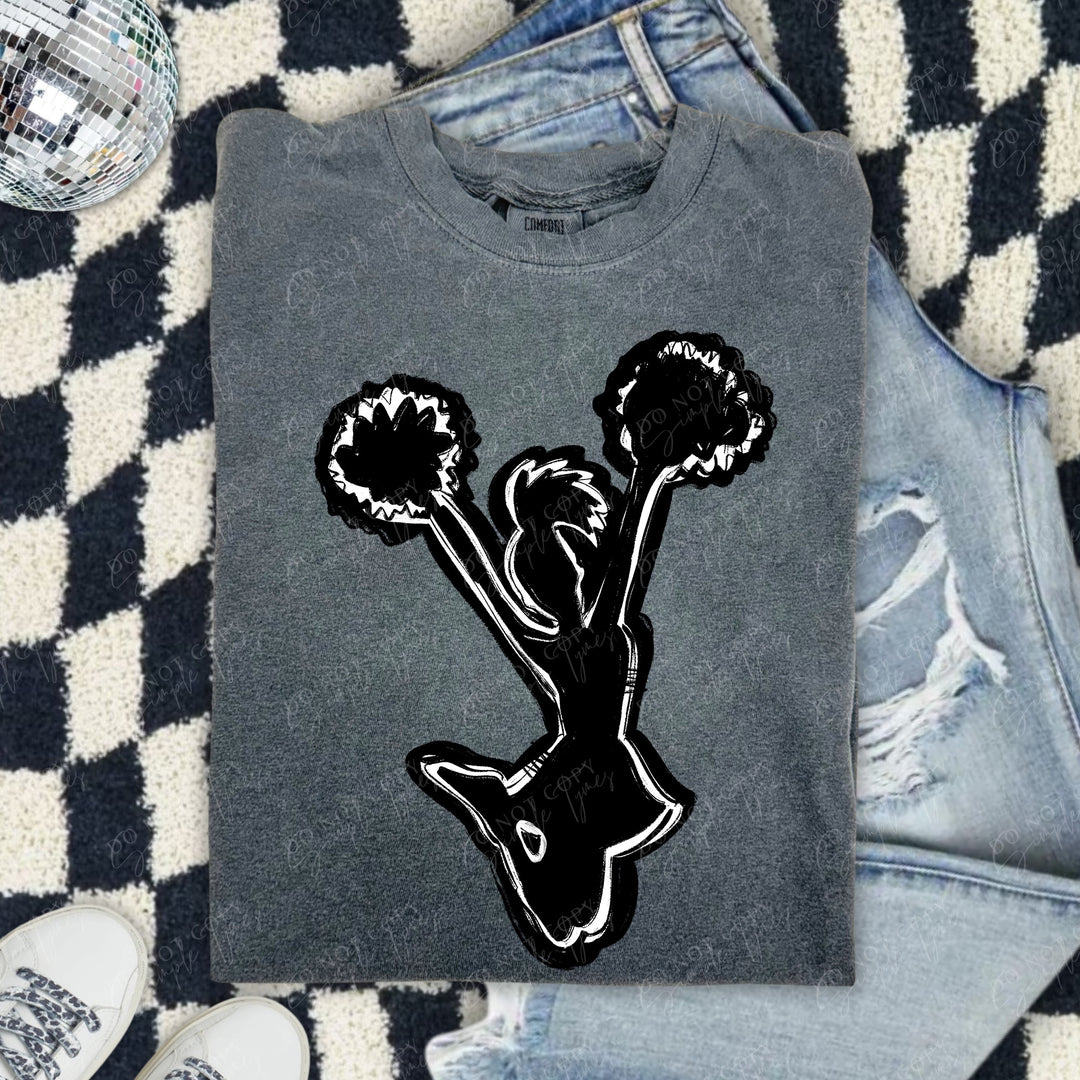Cheerleader Spirit Stack DTF Print
