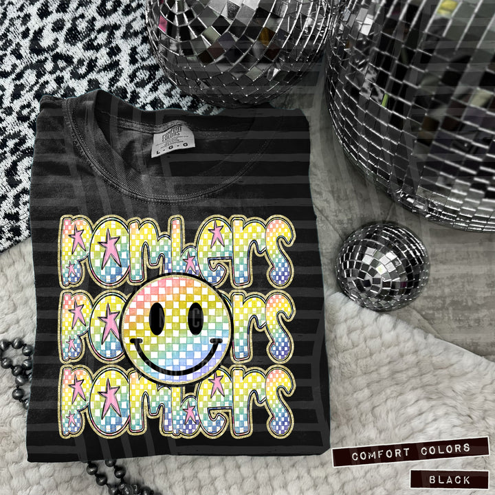 Rainbow Smiley Triple Stack DTF Print