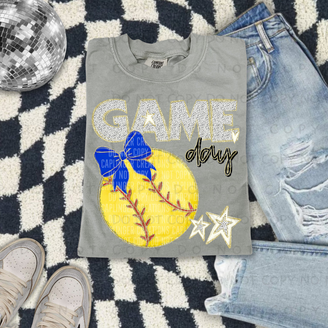 Game Day Softball DTF Print