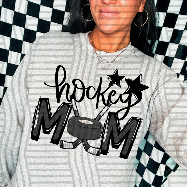 Sports Mom Hockey DTF Print
