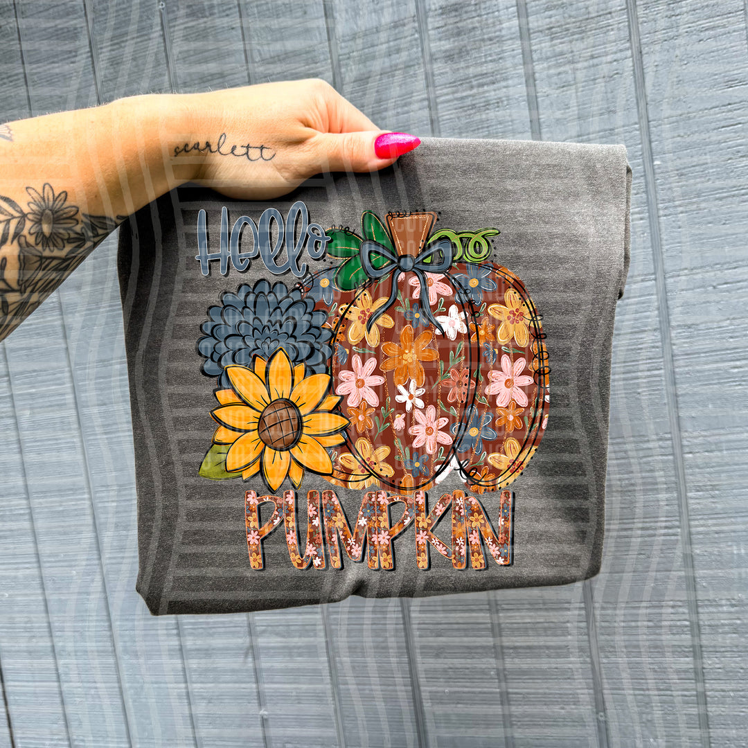 Hello Pumpkin DTF Print