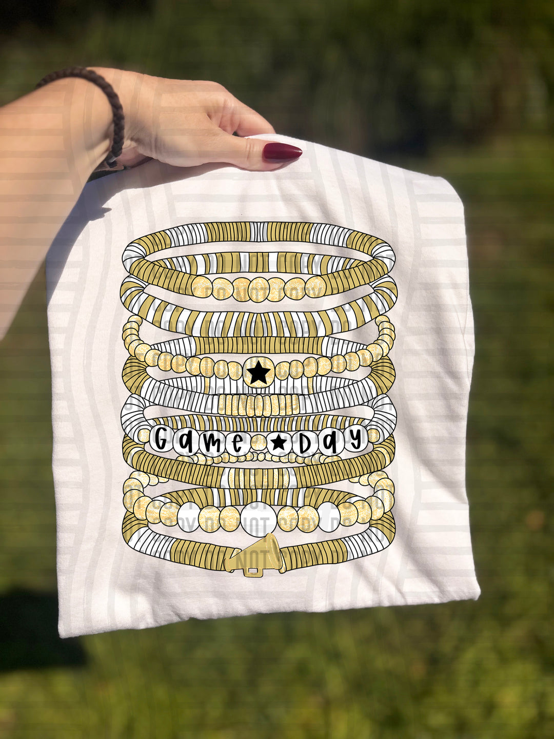 Megaphone Bracelets DTF Print