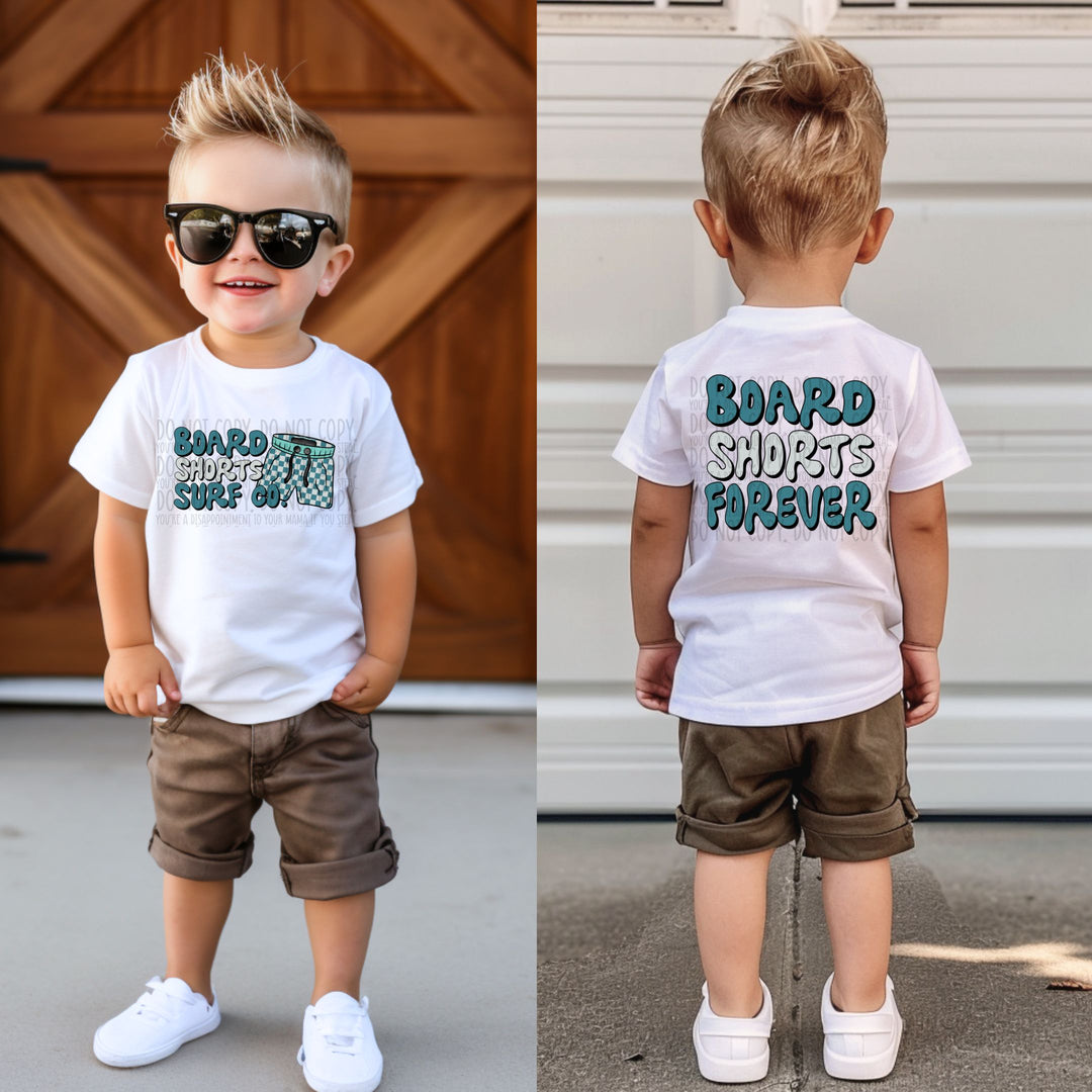 Board Shorts Forever DTF Print