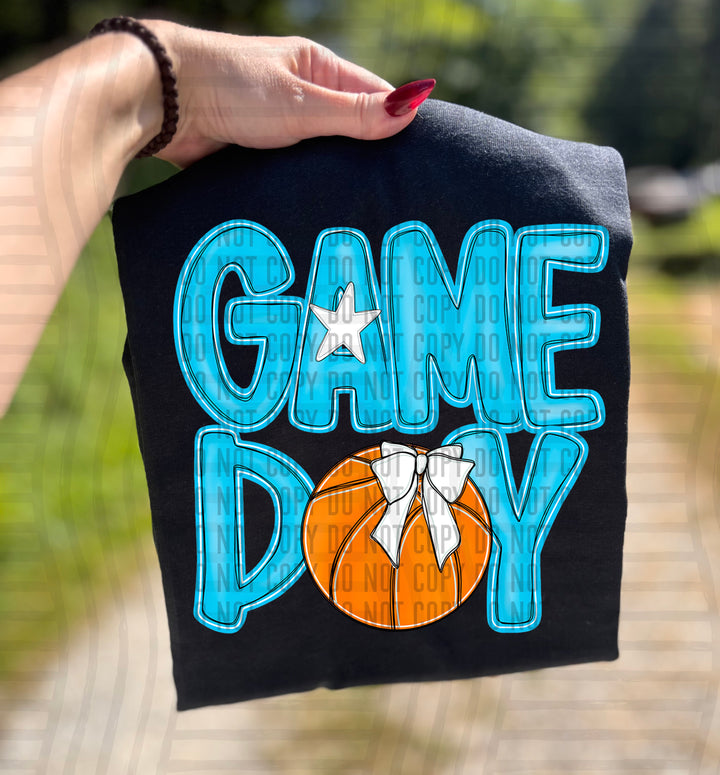 Game Day Basketball DTF Print