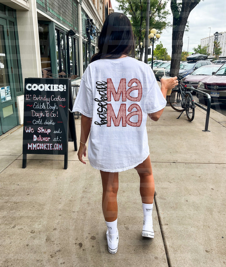 Sports Mama Baseball DTF Print