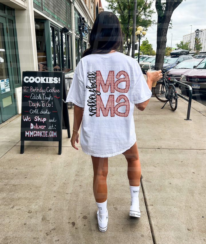 Sports Mama Volleyball DTF Print